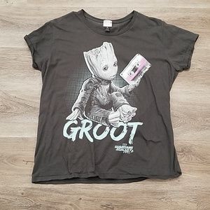 Groot graphic tee shirt from gotg vol 2